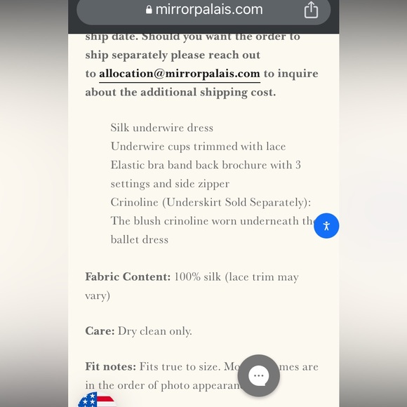 SOLD Mirror Palais NWOT ballet dress in black size S 🩰 - Picture 11 of 15